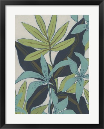 Framed Jungle Blues II Print