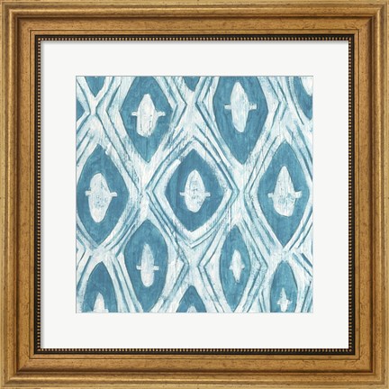 Framed Eclectic Textile IV Print