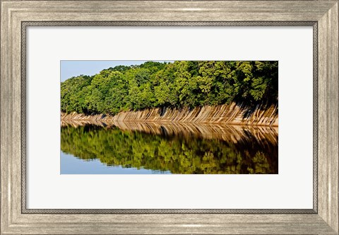 Framed Sailing on the Tombigbee Waterway in Alabama Print