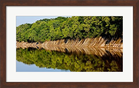 Framed Sailing on the Tombigbee Waterway in Alabama Print