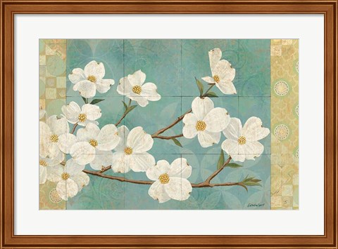 Framed Kimono Blossoms Print