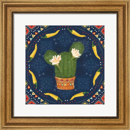 Framed Tex Mex Fiesta IV Dark Print