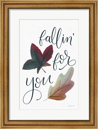 Framed Fallin For You Print