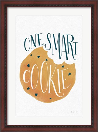 Framed One Smart Cookie Print