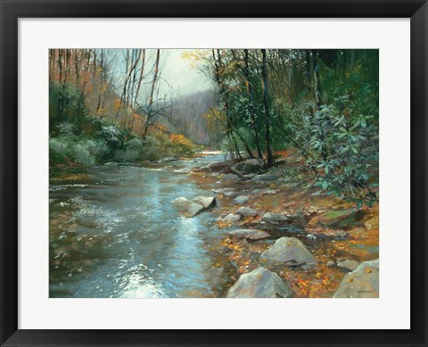 Framed Downstream Print