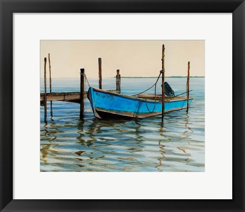 Framed Apalachicola Oyster Boat Print
