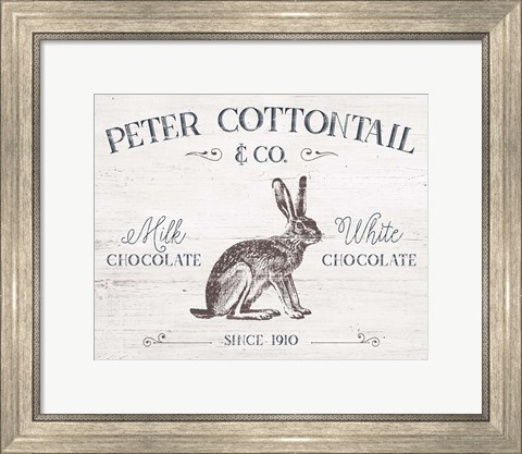 Framed Peter Cottontail Print