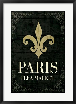 Framed Paris Flea Market Print