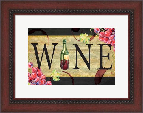 Framed Wine Print