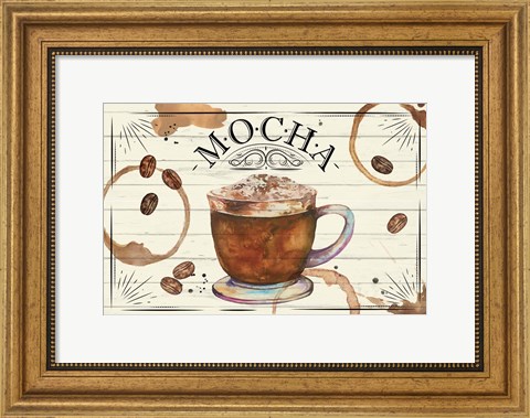 Framed Mocha Print