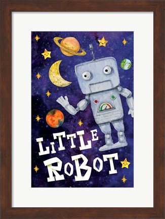 Framed Little Robot Print