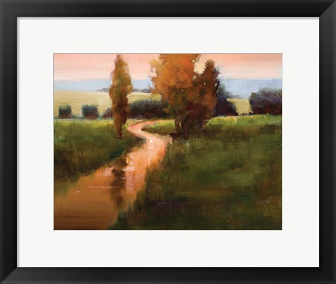 Framed Sunset Marsh Print