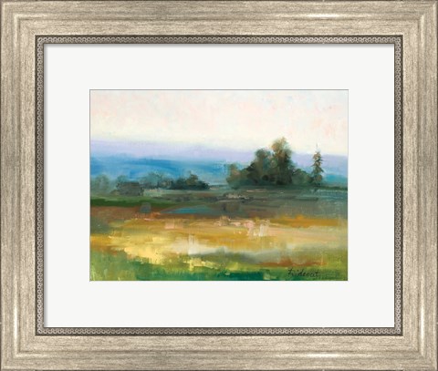 Framed Calm in the Valley Print