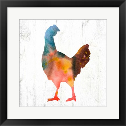 Framed Hen IV Print