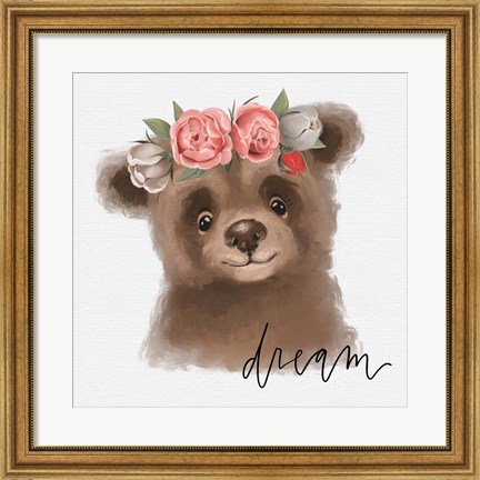 Framed Dream Bear Print