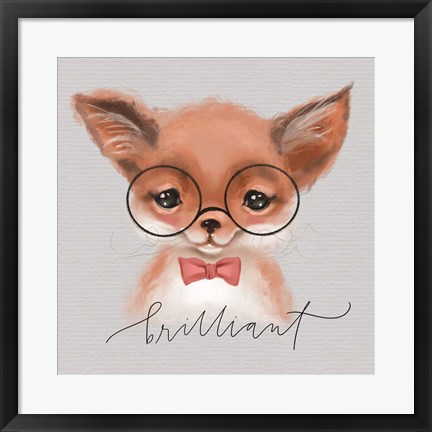 Framed Brilliant Fox Print