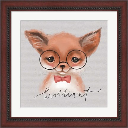 Framed Brilliant Fox Print