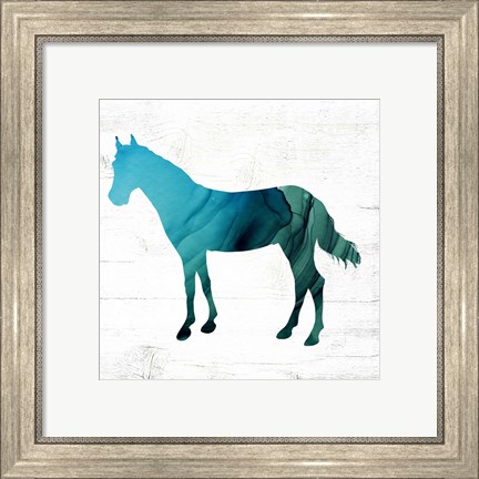 Framed Horse III Print