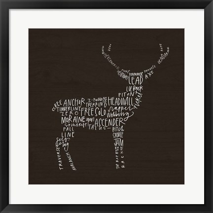 Framed Deer Lodge Print