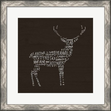 Framed Deer Lodge Print