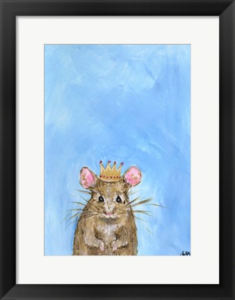 Framed King Mouse Print