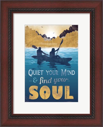 Framed Quiet Mind Print