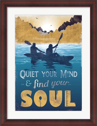 Framed Quiet Mind Print