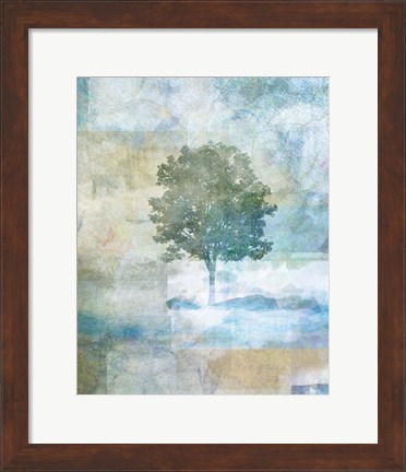 Framed Tree Abstract I Print