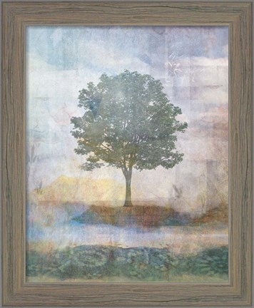 Framed Tree Collage II Print