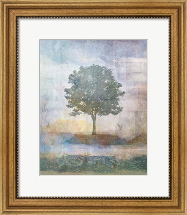 Framed Tree Collage II Print
