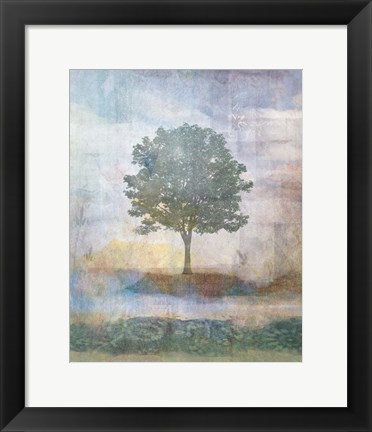 Framed Tree Collage II Print