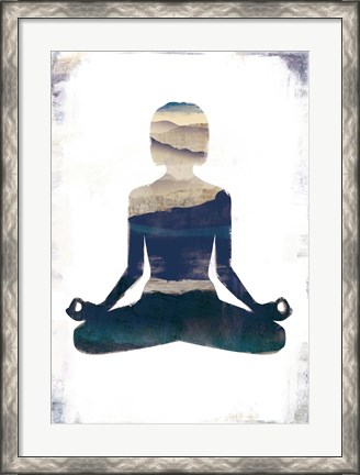 Framed Meditate Print