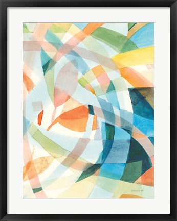 Framed Colorful Abstract II Print
