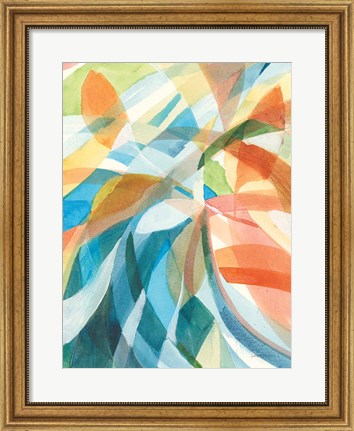 Framed Colorful Abstract I Print
