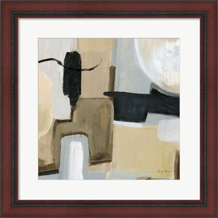 Framed Earthy Abstract I Print