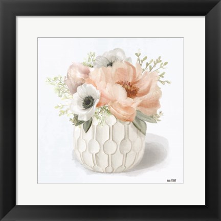 Framed Winter Anemones - Pink Print