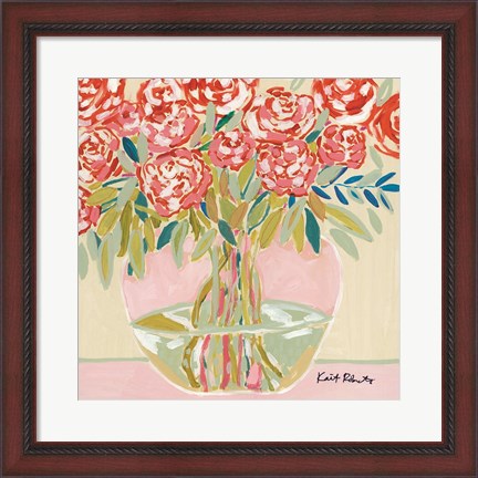 Framed Afternoon Blooms For You Print