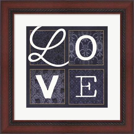 Framed LOVE Squared Print