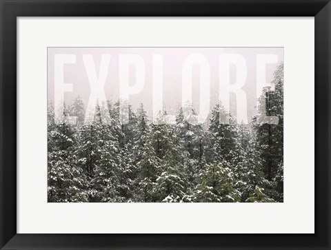 Framed Explore Print