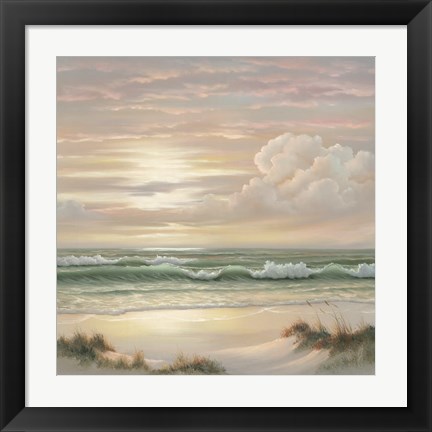 Framed Coastal Dusk II Print