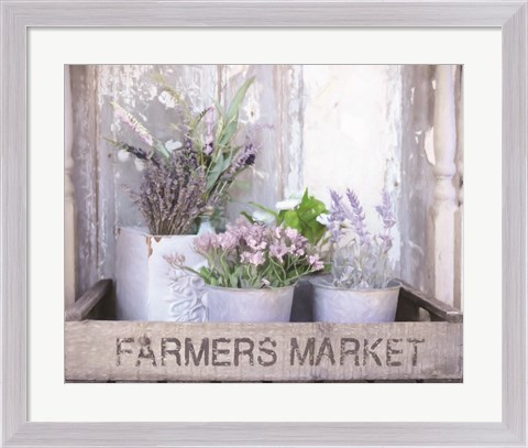 Framed Farmer&#39;s Lavender Print