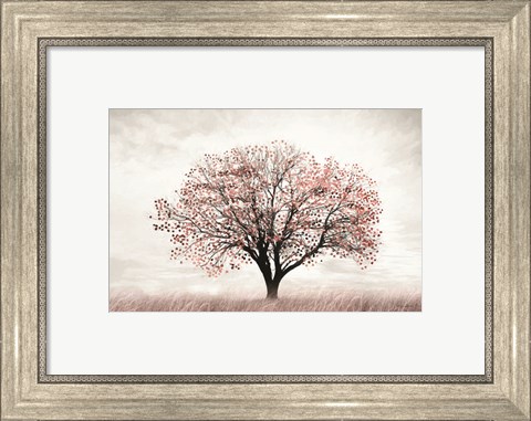 Framed Rose Gold Tree Print