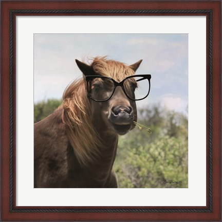 Framed Let Your Horse Do the Thinking Print
