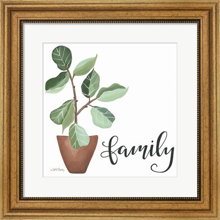 Framed Plant Family Print