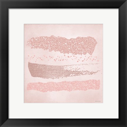Framed Pink Glitter I Print