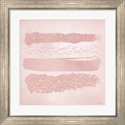 Framed Pink Glitter II Print