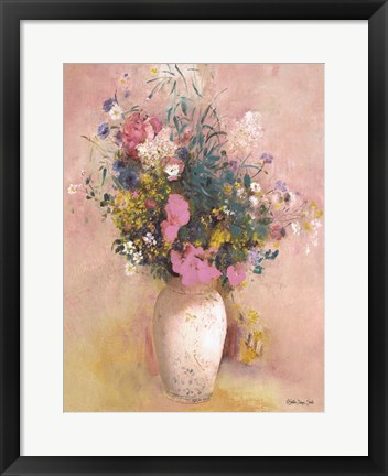 Framed Parisian Floral Print