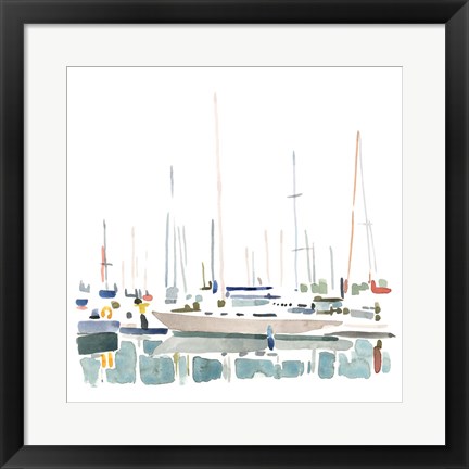 Framed Sailboat Scenery II Print
