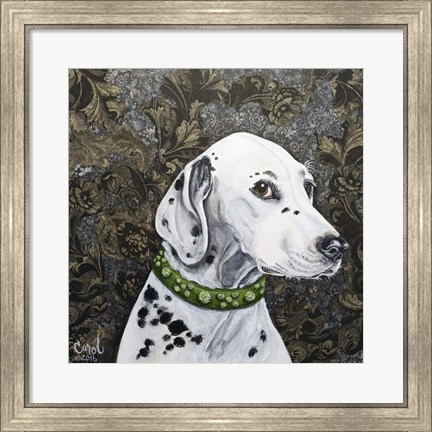 Framed Playful Pup II Print