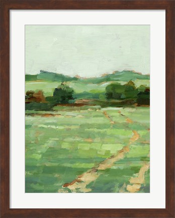 Framed Farm Road I Print